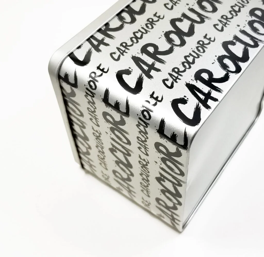 Square Tin — Lid Outside / Body Inside