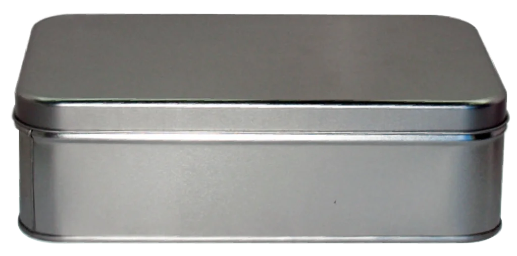 Rectangle Tin — Lid Outside Roll / Body Outside Roll