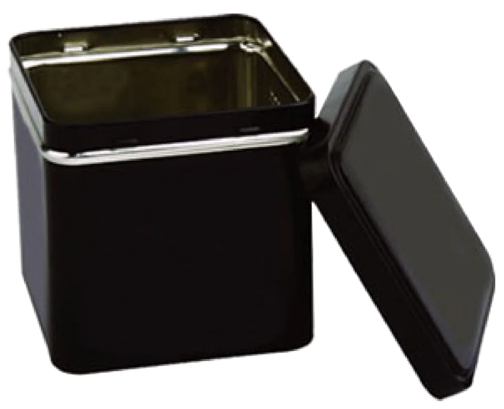 Square Tin — Lid Inside Roll / Body Inside Roll