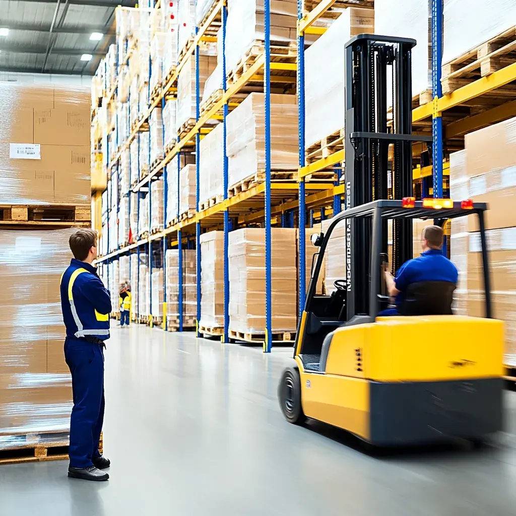 Organized warehouse for tin packaging