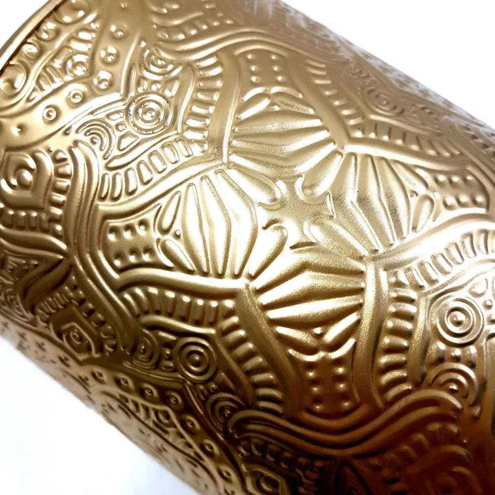 Luxury textured tin finishes