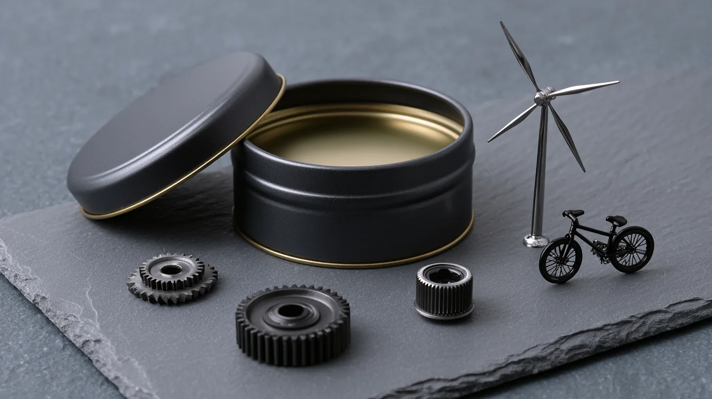 Stack of printed tinplate packaging ready for shipment