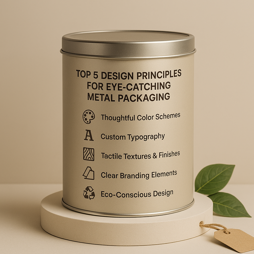 Top 5 Design Principles for Eye-Catching Metal Packaging